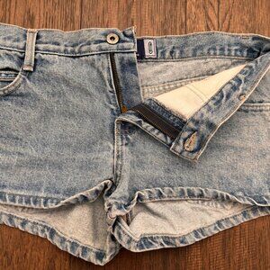 Stone Denim Jean Short-Shorts (Size 0)